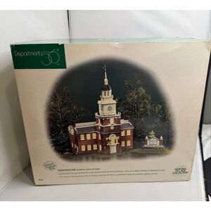 Department 56 Independence Hall – Historical Landmark Collection – #59500 NEW